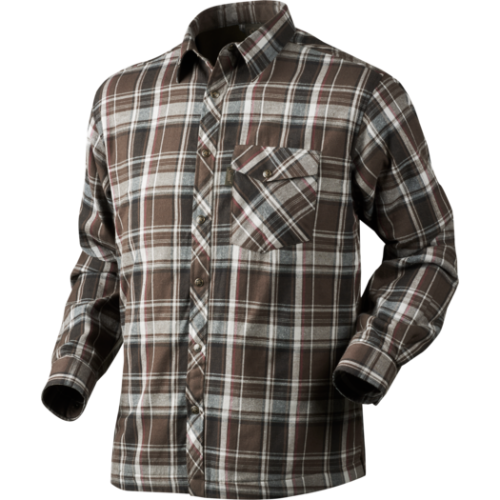 Seeland Vick Shirt Faun Brown sheck