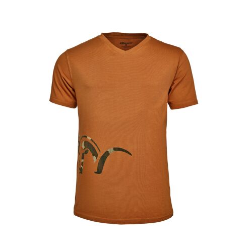 Blaser Logo V-T-Shirt Herren burned orange