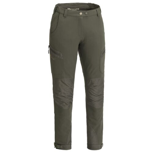 Pinewood Damen Hose Wildmark Stretch Moosgrün/Dunkeloliv 46