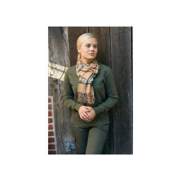 Hubertus Ladies V-Pullover dunkeloliv 34