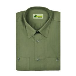 Hubertus Jagdhemd Uni Classic Langarm 47