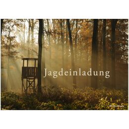 Jagdeinladung Hochsitz 10 Stk