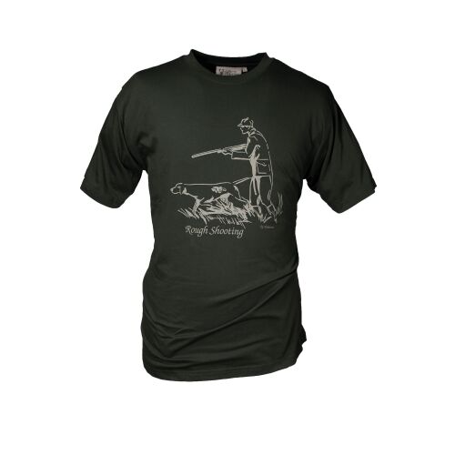 Hubertus T-Shirt Rough Shooting oliv 4XL