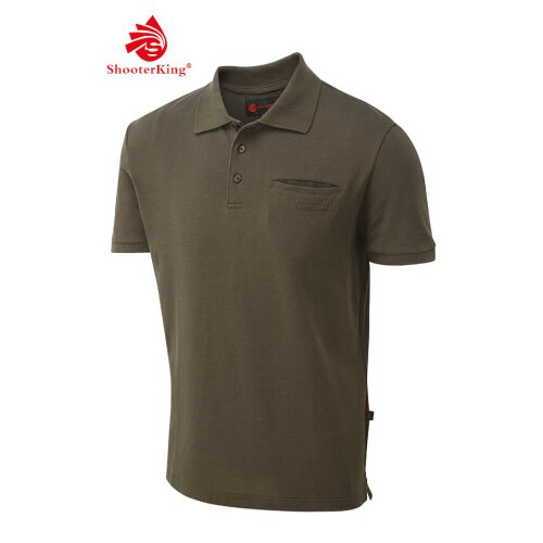 Shooterking Game Polo Shirt braun