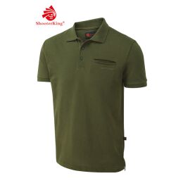Shooterking Game Polo Shirt gr&uuml;n 5XL