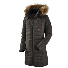 Blaser Vintage Daunen Parka Damen braun m&eacute;lange