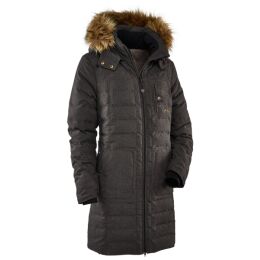 Blaser Vintage Daunen Parka Damen braun m&eacute;lange