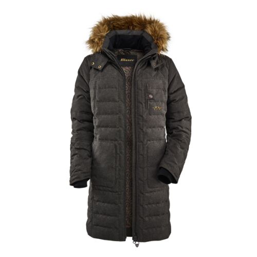 Blaser Vintage Daunen Parka Damen braun mélange 40