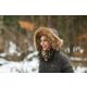 Blaser Vintage Daunen Parka Damen braun mélange 40