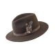 Lodenhut Jagdhut Classic mit Feder braun 58