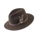 Lodenhut Jagdhut Classic mit Feder braun 58