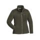Pinewood Wildmark Membran Damen Fleece Jacke Jagdbraun/Wildlederbraun
