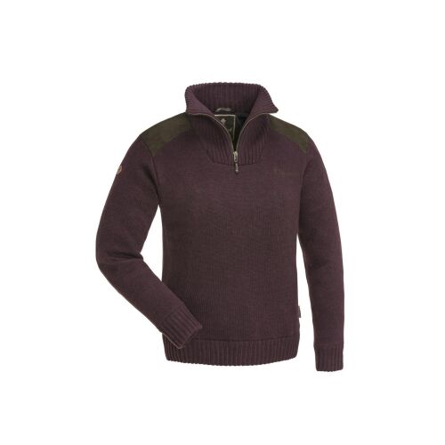 Pinewood Hurricance Damen Pullover Dunkel Burgund Melange