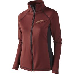 Hrkila Vestmar Hybrid Lady Fleecejacke Syrah red melange XXL