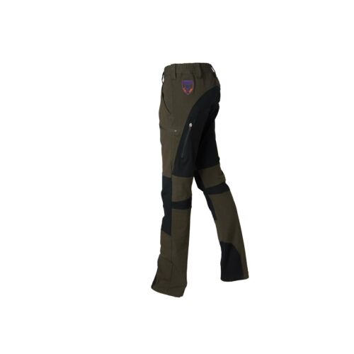 Hubertus Damen Jagd Hose Stretch EMMA Oliv/Schwarz 44