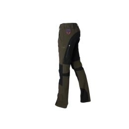 Hubertus Damen Jagd Hose Stretch EMMA Oliv/Schwarz 44