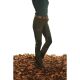 Hubertus Damen Jagd Hose Stretch EMMA Oliv/Schwarz 44