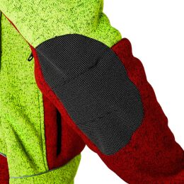 PSS X-Treme Arctic Faserstrickjacke rot/gelb M