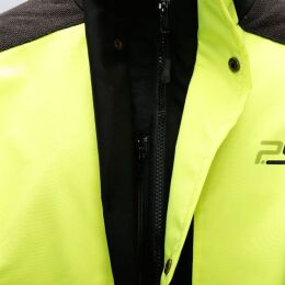 PSS X-Treme Rain Durchgehjacke rot/gelb