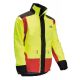 PSS X-Treme Rain Durchgehjacke gelb/rot M