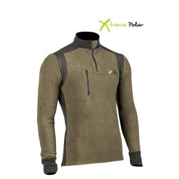 PSS X-Treme polar Fleeceshirt grün/schwarz