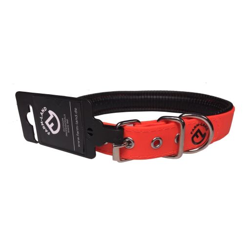 Farm-Land Hunde Halsung Comfort signalorange 55
