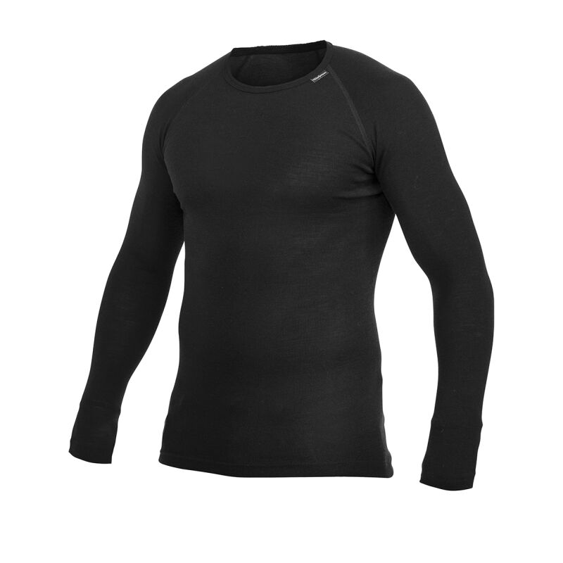 Woolpower Lite Crewneck Unterhemd schwarz XL