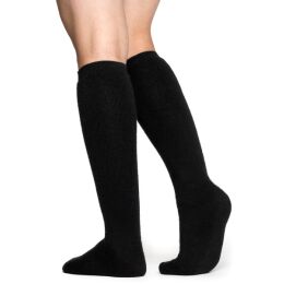 Woolpower Socken 400 Kniehoch schwarz 45-48