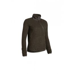 Northern Hunting Damen Fleeceshirt Freja Langarm Braun