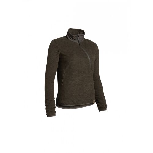 Northern Hunting Damen Fleeceshirt Freja Langarm Oliv 40