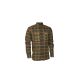 Northern Hunting Herren Hemd Magne Grün/Braun/Orange kariert 2XL