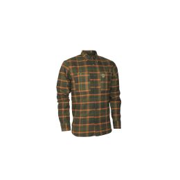 Northern Hunting Herren Hemd Magne Gr&uuml;n/Braun/Orange kariert 3XL