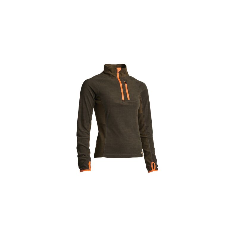 Northern Hunting Damen Funktionsunterwsche Langarmshirt Revna Braun/Orange XS/S