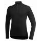 Woolpower Polo Unterhemd 400 mit RV Unisex L schwarz