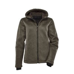 Blaser Suede Jacke Damen oliv 38