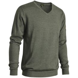 Chevalier Herren Merino Pullover Gart Grün