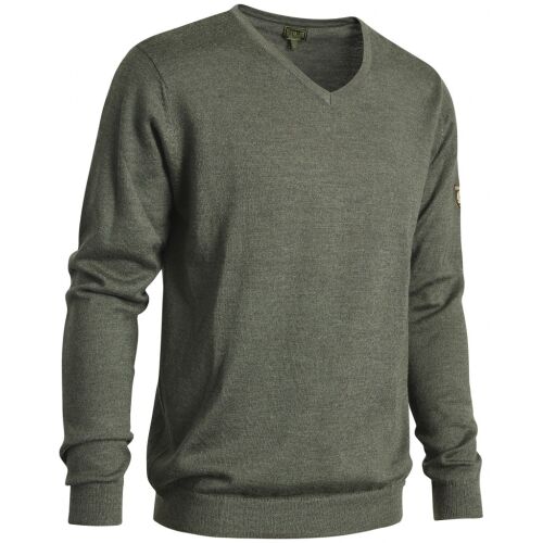 Chevalier Damen Merino Pullover Gart Grün