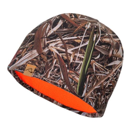 Camokönig 3D Camo Beanie mit Wendefunktion Camo/Orange