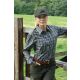 Hubertus Jagdbluse Damen Karo 36