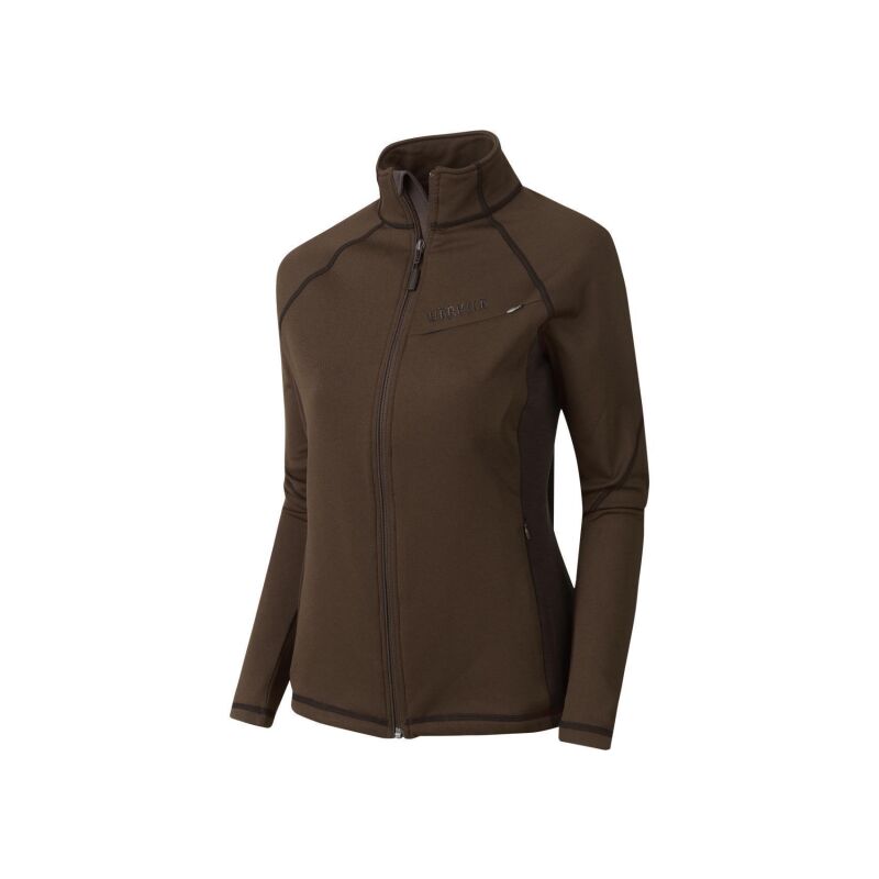 Hrkila Vestmar Hybrid Lady Fleecejacke Slate brown melange