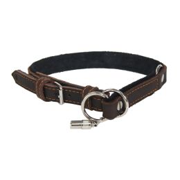 AKAH Wrge Halsband lleder mit Begrenzung 35