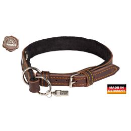 AKAH Wrge Halsband lleder mit Begrenzung 35