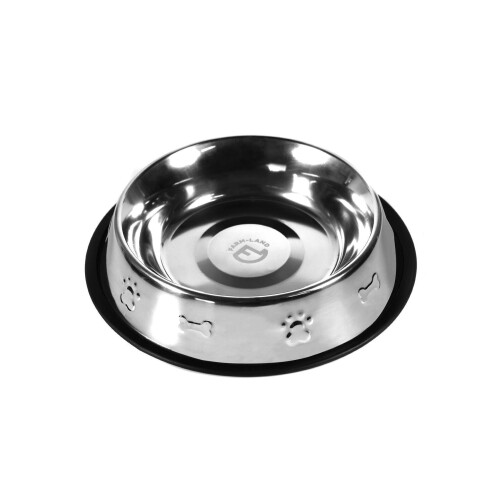 Farm-Land Hundenapf Edelstahl Antirutsch Comfort 0,95 Liter / Ø 20 cm