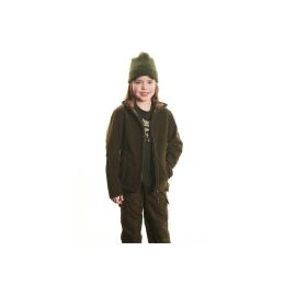 Hubertus Kinder Fleece Wende Jacke Camouflage/Braun