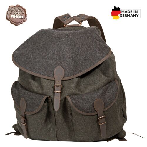 AKAH Loden Rucksack grün/grau