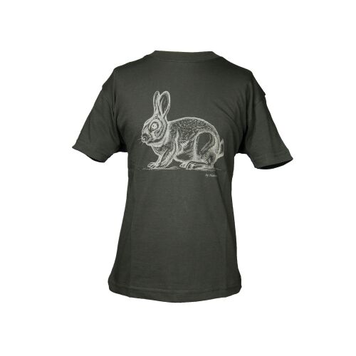 Hubertus Kinder T-Shirt "Kanin" oliv 104