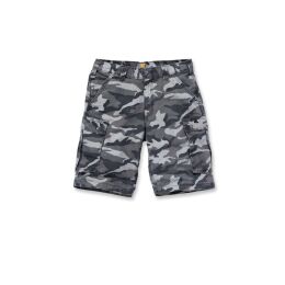 Carhartt Herren Rugged Grey Cargo Camo Shorts