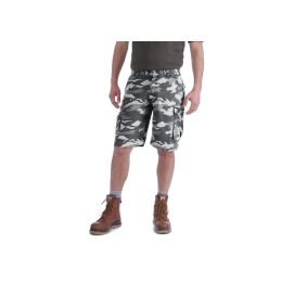 Carhartt Herren Rugged Grey Cargo Camo Shorts