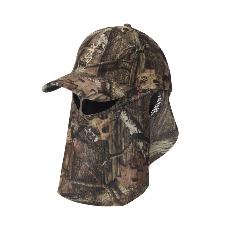 Browning Kappe mit Facemask Camouflage XTRA