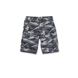 Carhartt Herren Rugged Grey Cargo Camo Shorts W36